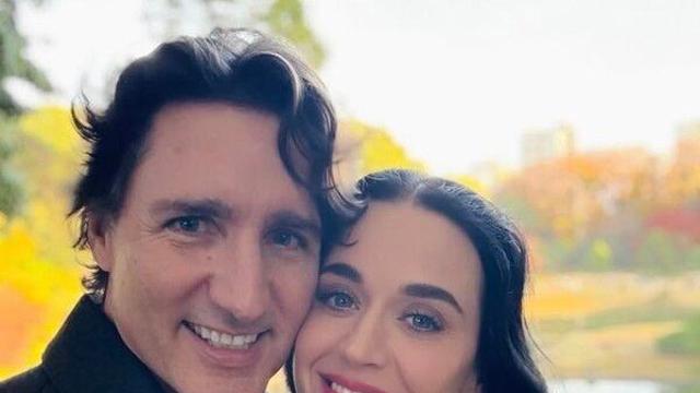 케이티 페리, 13세 연상 캐나다 前 총리와 얼굴 맞댄 커플사진…열애 공식화