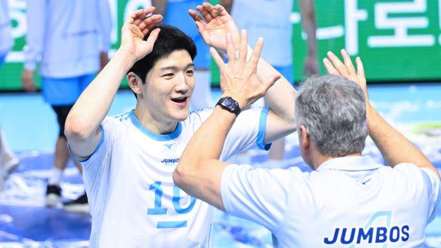 '육각형 선수' 정지석 있기에, 대한항공 10연승 하이파이브