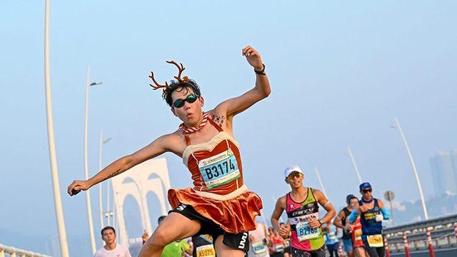 마카오에서 달리고 먹고 교류하고... '런트립' 한국 참가자 23명 전원 완주