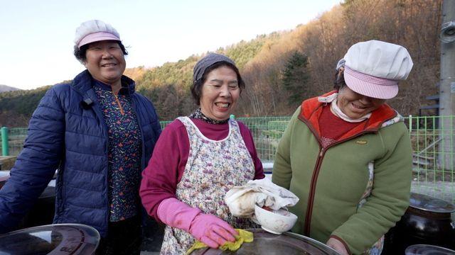 한국기행 국물의 나라 1부 꽃골 삼총사의 '막장'대소
