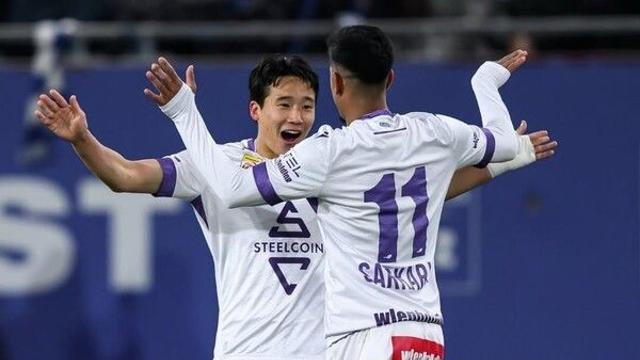 ‘이태석 왼발 살아있네!’ 환상의 프리킥 골 작렬! 시즌 2호 득점, 빈은 1-2 패배