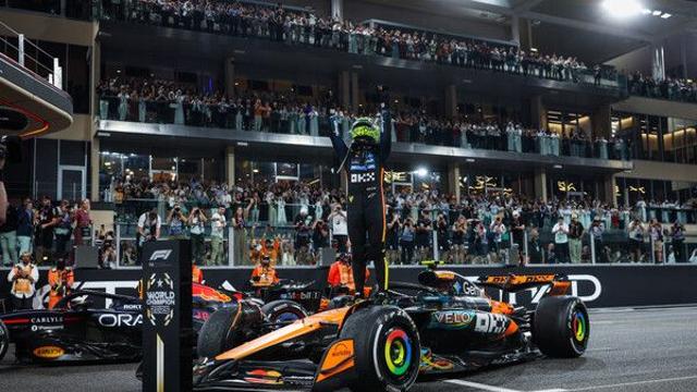 [2025 F1 최종전 아부다비 GP] L. 노리스, “챔피언 됐어요!”