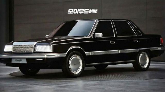 1세대 그랜저를 전기차로 되살린 현대 