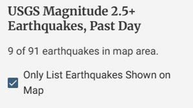 어제 새벽부터 지금까지 동아시아 화산 지진 릴레이 현황