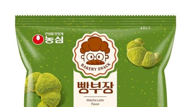 농심, 베이커리 스낵 '빵부장 말차빵' 출시