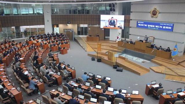 경기도 예산 심의 개시···與野, 복지예산 43% 감액에 “민생 외면”  한목소리