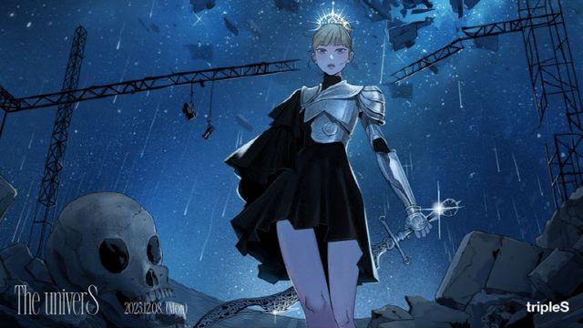 트리플에스, 그래비티 노블 '더 유니버스' 첫 에피소드 공개