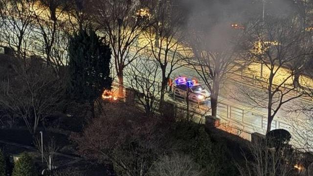 '정치 불만' 추정...국회 외곽 담장에 불 지른 남성 체포