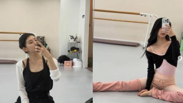 수지, 발레 연습실에서 빛난 미모… 완벽한 라인 눈길 [★해시태그]