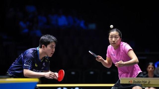 탁구 '황금 콤비' 임종훈-신유빈, WTT 왕중왕전 첫 경기 승리