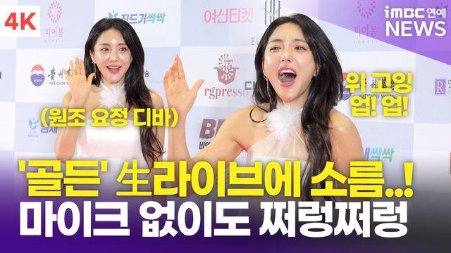 [영상] 바다, 케데헌 '골든' 축하무대 한 소절 '소름돋는 생 라이브'(서울국제영화대상)