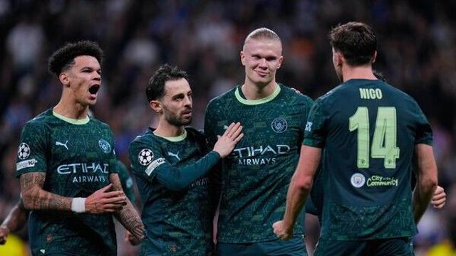 '홀란 결승골' 맨시티, 레알 원정에서 2-1 승리