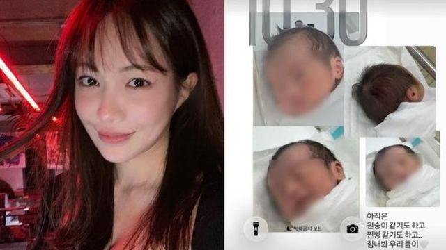 '친부 저격' 서민재, 홀로 아이 출산 