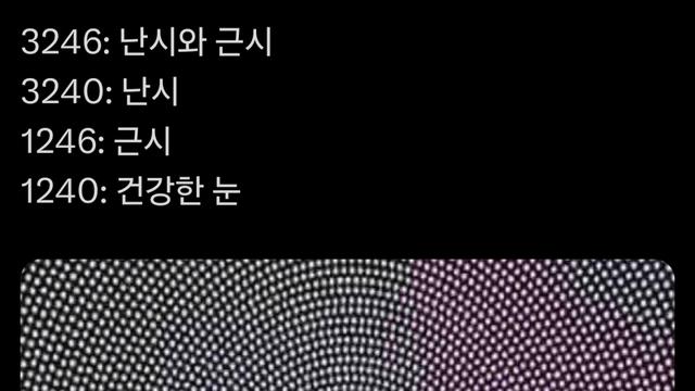 무슨 숫자가 보이시나요