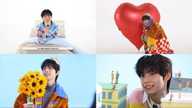 '보플2→솔로 데뷔' 최립우, MV 촬영 비하인드…매력 폭발