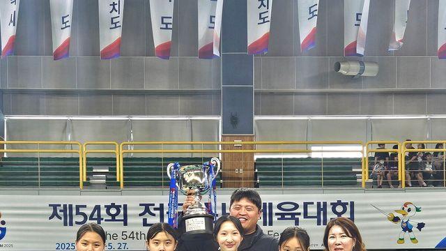 익산 여자펜싱의 메카 ‘이리북중-위즈펜싱클럽’, 전국소년체전서 은메달 쾌거