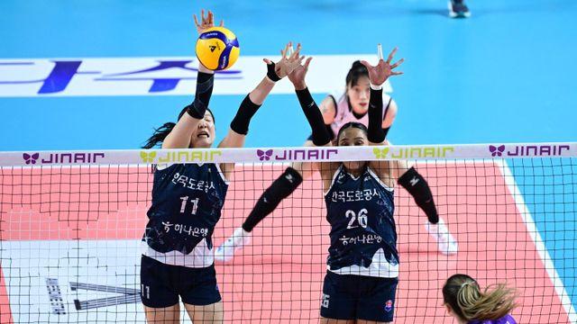 선두 도로공사의 저력, 흥국생명에 1-2→3-2 역전승…김세빈  블로킹 7개 폭발, 강소휘 22점, 타나차-모마 20점