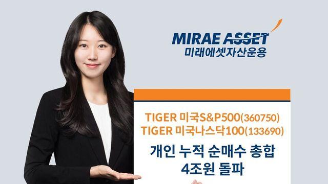 개미들 올해 '원픽'은 ‘TIGER 美 대표지수 ETF’…4조 쓸어담았다
