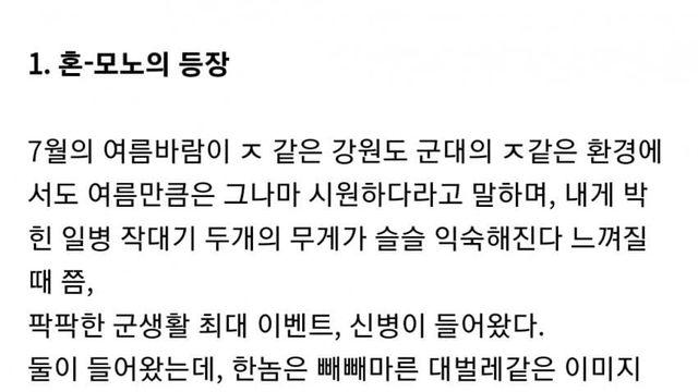 안 경계선지능인이 군대가면 벌어지는 일