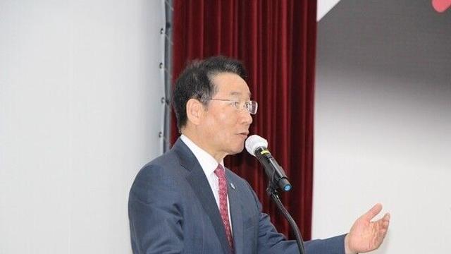 외로움 대응단 발대식서 인사말하는 유정복 시장