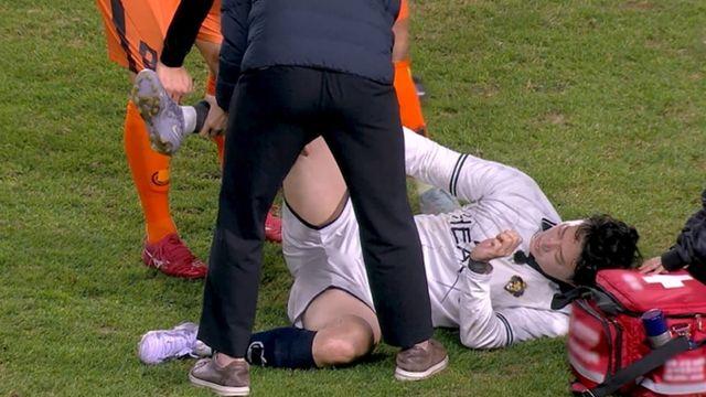 한은성 쓰러졌다, 결혼한지 얼마나 됐다고 (뭉찬4)