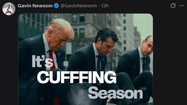 백악관이 꺼낸 '수갑', 트럼프에 채운 민주 주지사