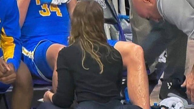 미국 농구 중계중 회제가 된 누나