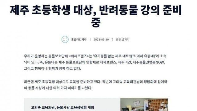캣맘이 세금받는 교육자로 둔갑하는 법