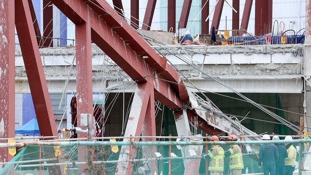 경찰·노동청, '광주대표도서관 붕괴' 시공사 압수수색