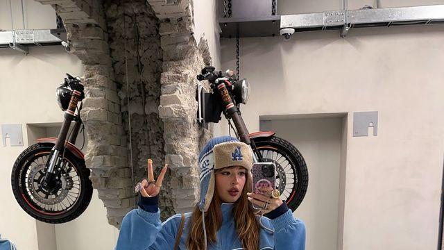 지드래곤, 차정원이 쓴 겨울 모자 예뻤어 너무 예뻤어