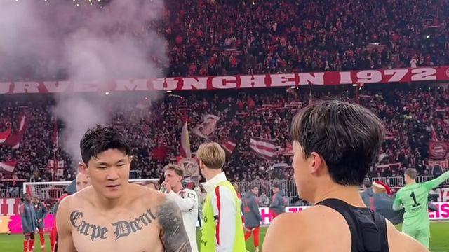 “코리안 커넥션!”…김민재-이재성, 코리안 더비 끝나자마자 유니폼 교환