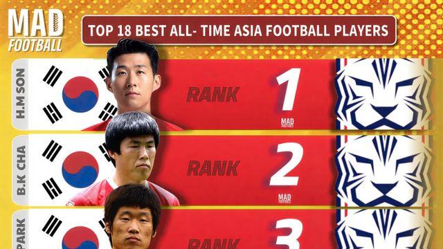 역대 아시아 톱18에 한국 선수 도배…日 매체는 전면 부정 “나가타가 8위라는 건 충격”