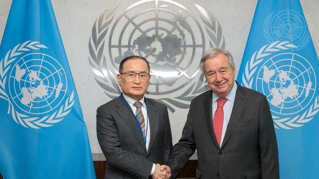 위성락 안보실장, 유엔 사무총장 면담…한반도 평화 논의