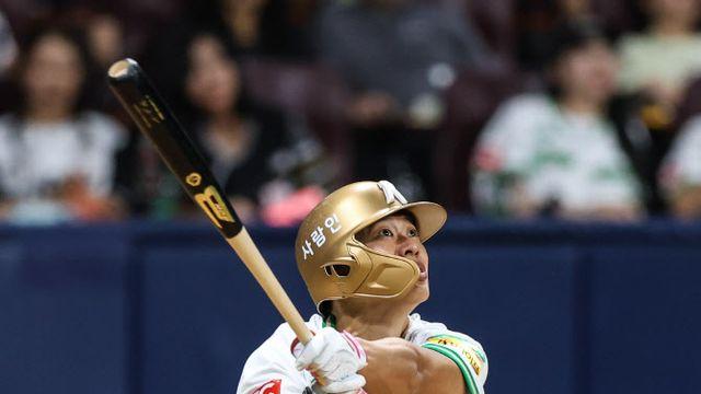 서른 앞두고 빅리그행...송성문 '오래 보아야 예쁜 꽃'이었다