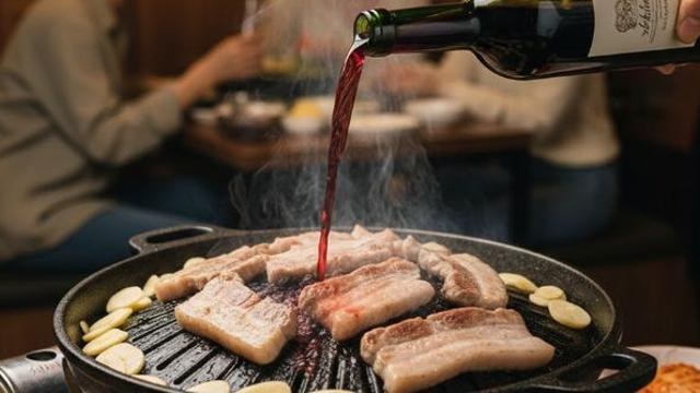 삼겹살에 '와인'을 부어 보세요…연말 손님들이 왜 이제 알려주냐고 합니다