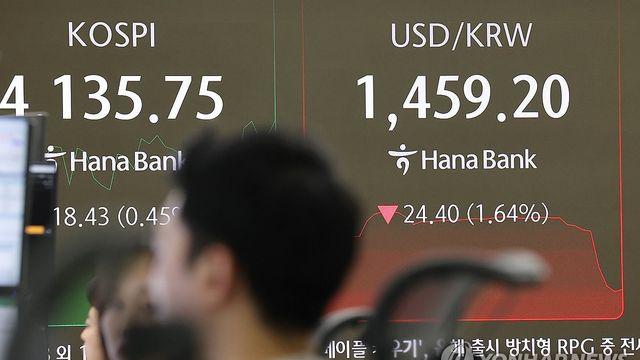 환율, 개장 직후 외환당국 고강도 구두개입에 급락…1,450원대(종합)