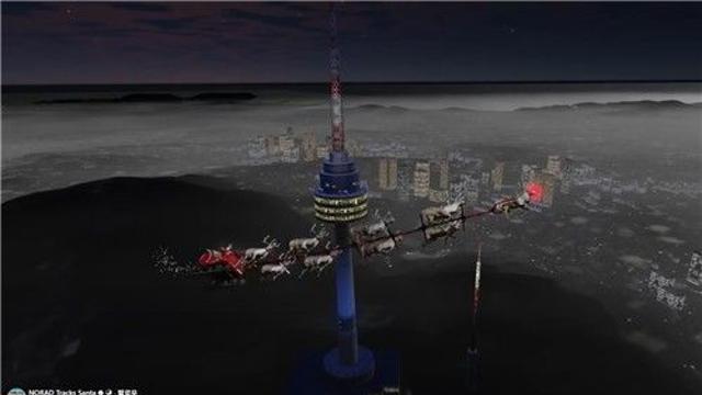 산타 한반도 다녀가셨네…성탄절 밤하늘 제주-서울 돌고 평양행