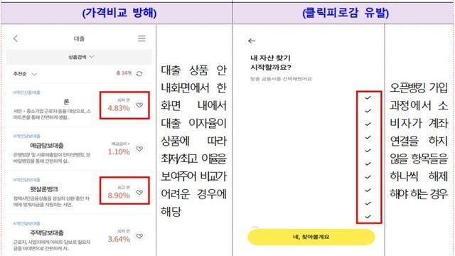 정보수집 어렵게 과도한 클릭 요구 안 돼…속임수 질문도 금지