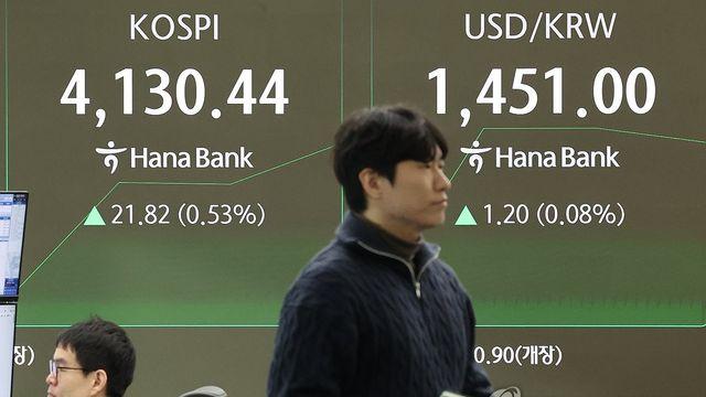 코스피, 상승 출발하며 4,130선…코스닥도 올라