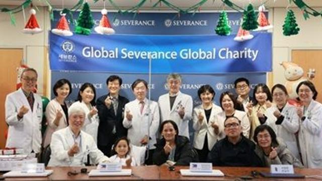 ‘살라맛(Salamat)’ 세브란스…신경관 열린 필리핀 환아 JYP엔터테인먼트 초청 치료