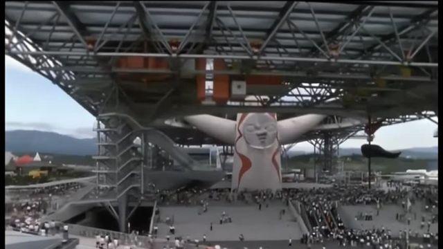 …1970년 오사카 만국 박람회 당시 실제 모습