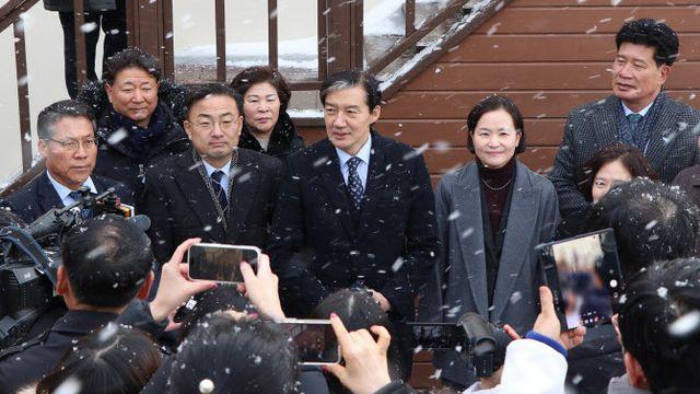 조국, 전북 방문 