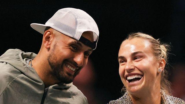 남자 테니스 세계 671위 키리오스, 여자 1위 사발렌카에 완승