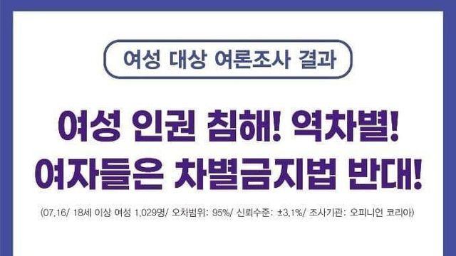 한국 20대 여성 절대 다수는 트랜스젠더 혐오