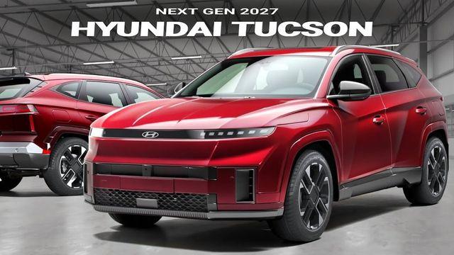 각진 투싼은 이런 모습? 2027 신형 투싼 예고편