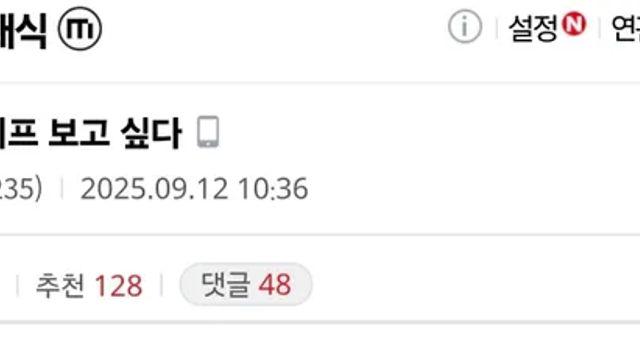 와이프를 그리워하는 와갤러,,