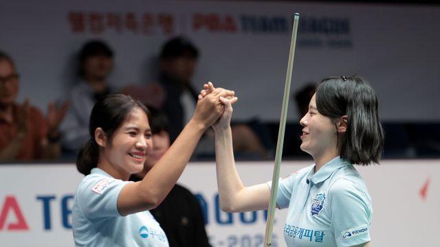 PBA 팀리그 'PS 막차 경쟁' 우리금융, 5R 첫판서 에스와이 제압