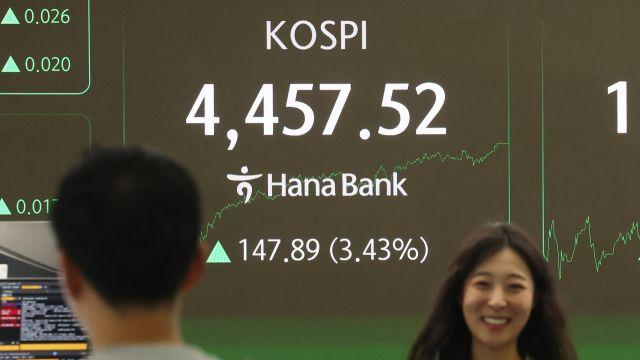 새해부터 불장…코스피 4,400선 첫 돌파
