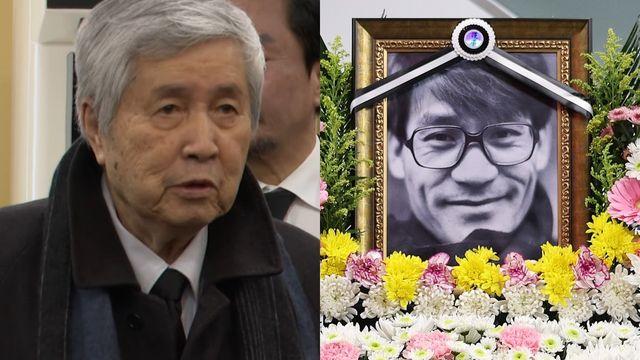 안성기 소년 시절부터 봐온 91세 임권택 감독, 영정 보며 “나도 곧 따라갈 텐데...”