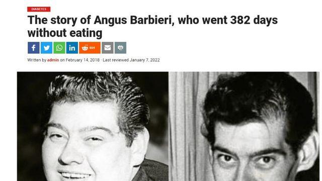 뚱뚱한 사람은 얼마나 오래 굶을 수 있을까?